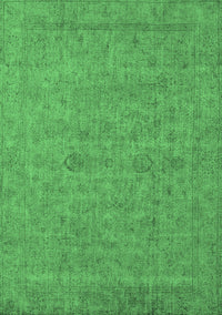 Oriental Emerald Green Industrial Rug, urb1908emgrn