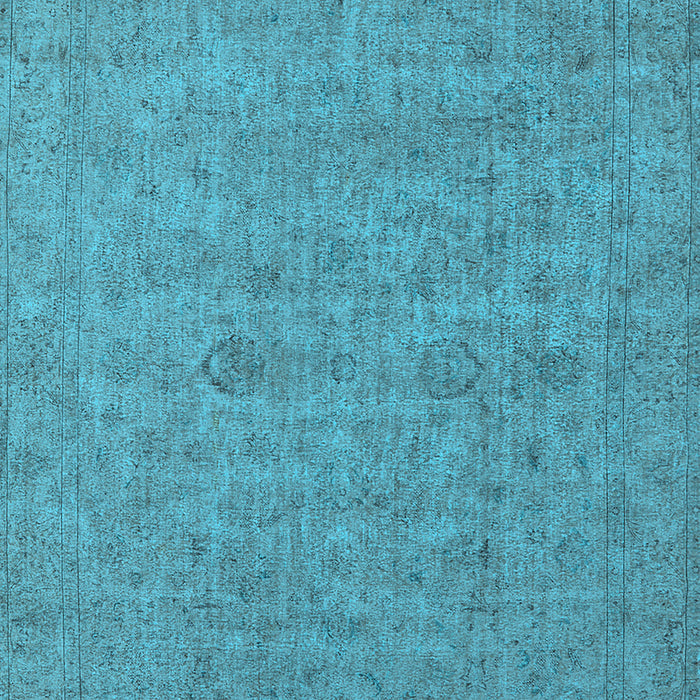 Machine Washable Oriental Light Blue Industrial Rug, wshurb1908lblu