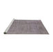 Sideview of Machine Washable Industrial Modern Rose Dust Purple Rug, wshurb1909