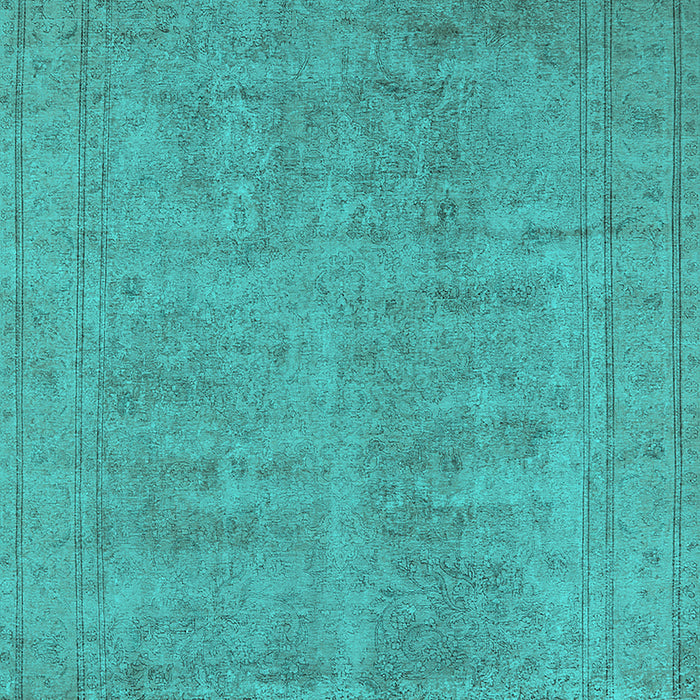 Oriental Turquoise Industrial Rug, urb1909turq