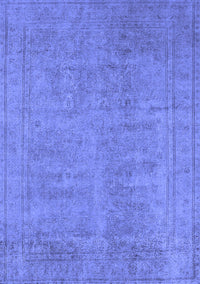 Oriental Blue Industrial Rug, urb1909blu