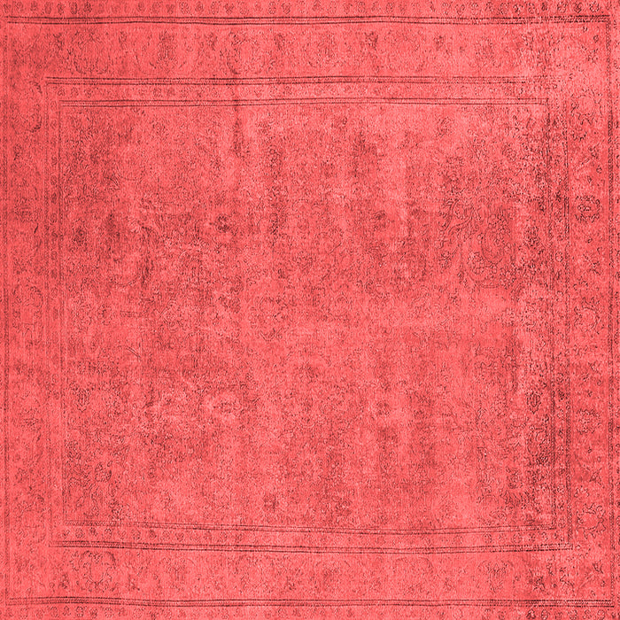 Machine Washable Oriental Red Industrial Rug, wshurb1909red