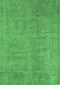 Oriental Emerald Green Industrial Rug, urb1909emgrn