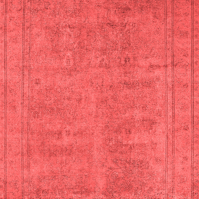 Machine Washable Oriental Red Industrial Rug, wshurb1909red