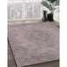 Machine Washable Industrial Modern Rose Dust Purple Rug in a Family Room, wshurb1910