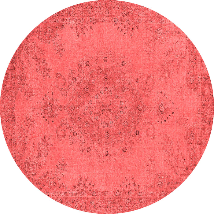 Machine Washable Oriental Red Industrial Rug, wshurb1910red