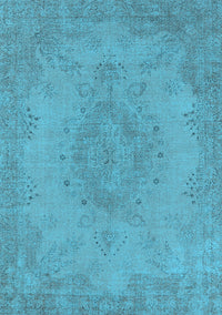 Oriental Light Blue Industrial Rug, urb1910lblu