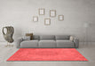 Industrial Red Washable Rugs