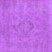 Square Oriental Purple Industrial Rug, urb1911pur