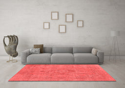 Industrial Red Washable Rugs