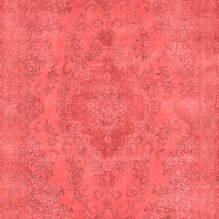 Machine Washable Oriental Red Industrial Rug, wshurb1911red