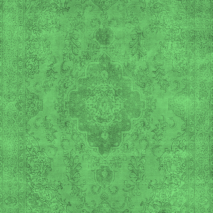 Oriental Emerald Green Industrial Rug, urb1911emgrn