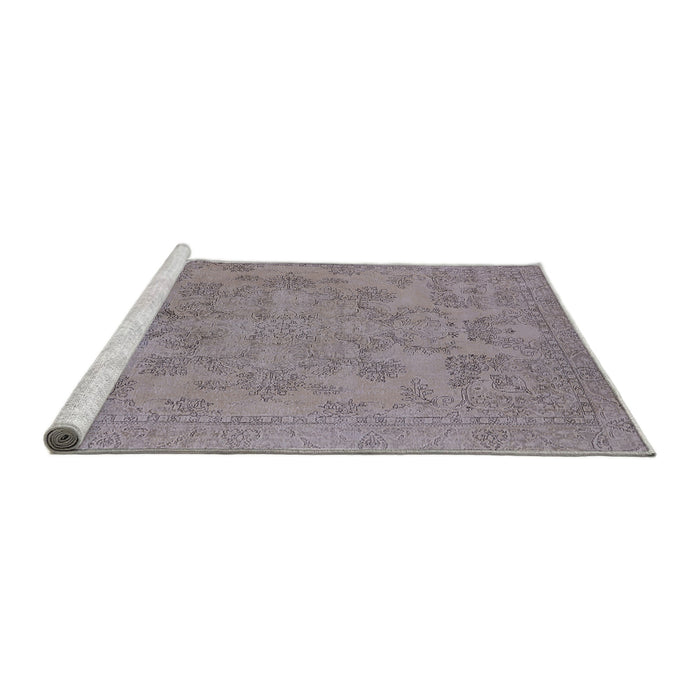 Sideview of Machine Washable Industrial Modern Rose Dust Purple Rug, wshurb1912