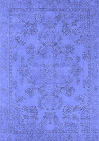 Oriental Blue Industrial Rug, urb1912blu