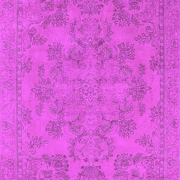 Machine Washable Oriental Pink Industrial Rug, wshurb1912pnk