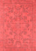 Oriental Red Industrial Area Rugs