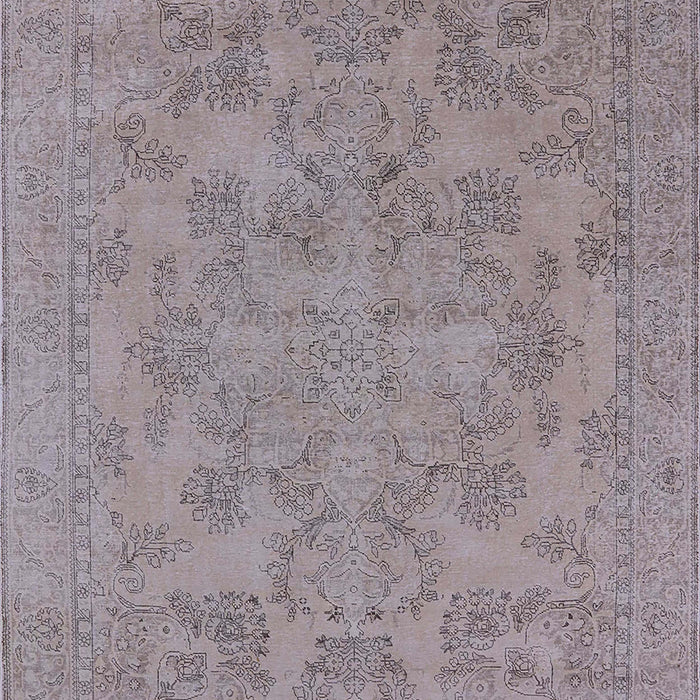 Mid-Century Modern Rose Purple Oriental Rug, urb1912