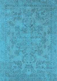 Oriental Light Blue Industrial Rug, urb1912lblu