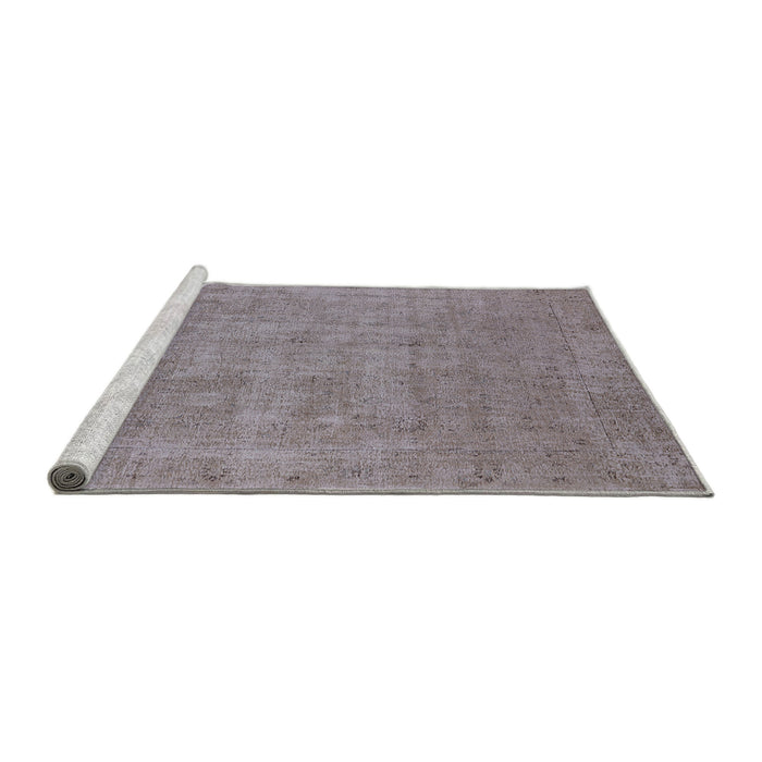 Sideview of Machine Washable Industrial Modern Rose Dust Purple Rug, wshurb1913