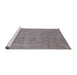 Sideview of Machine Washable Industrial Modern Rose Dust Purple Rug, wshurb1913