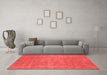 Industrial Red Washable Rugs