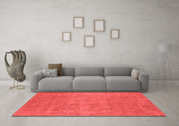 Industrial Red Washable Rugs