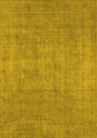 Oriental Yellow Industrial Rug, urb1913yw