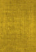 Oriental Yellow Industrial Rug, urb1913yw