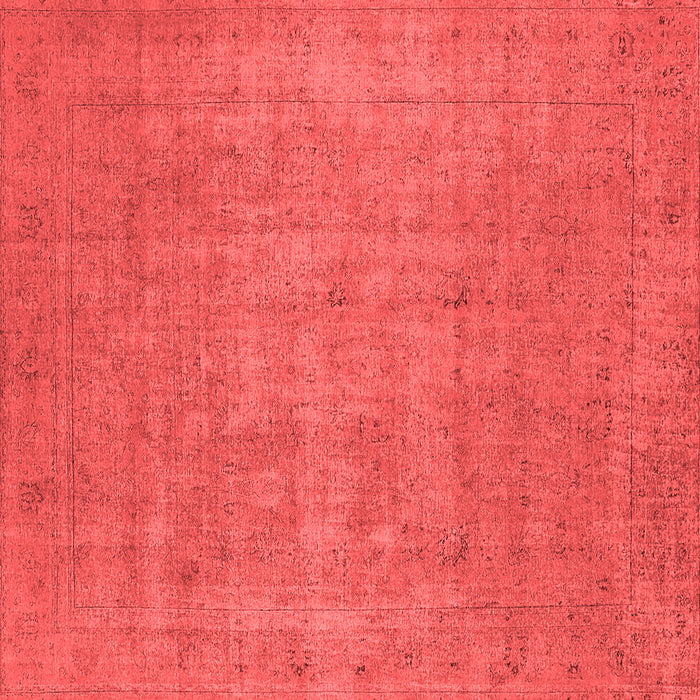 Machine Washable Oriental Red Industrial Rug, wshurb1913red