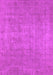 Machine Washable Oriental Pink Industrial Rug, wshurb1913pnk