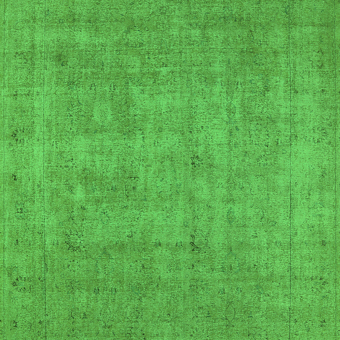 Machine Washable Oriental Green Industrial Area Rugs, wshurb1913grn