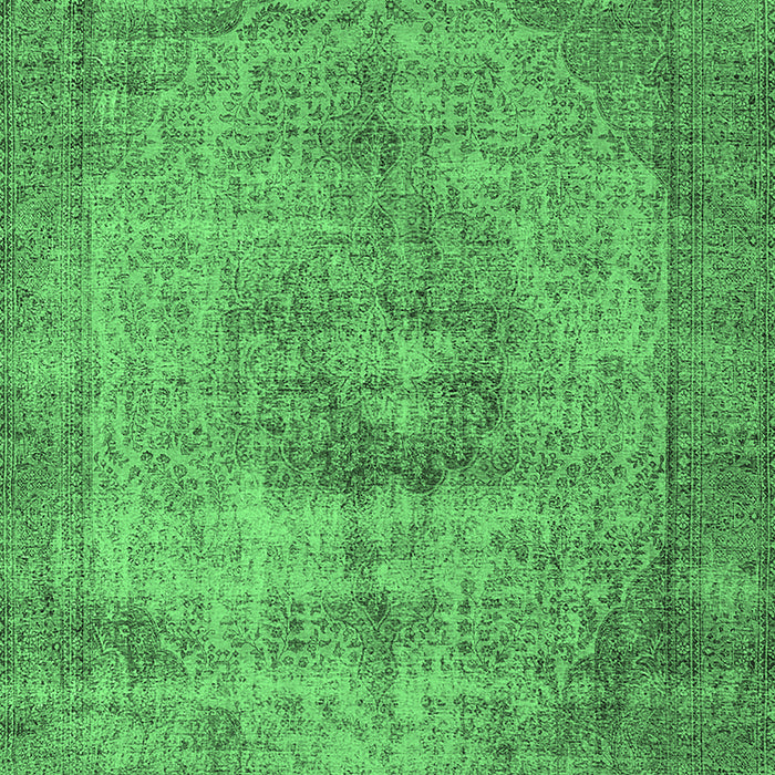 Oriental Emerald Green Industrial Rug, urb1914emgrn