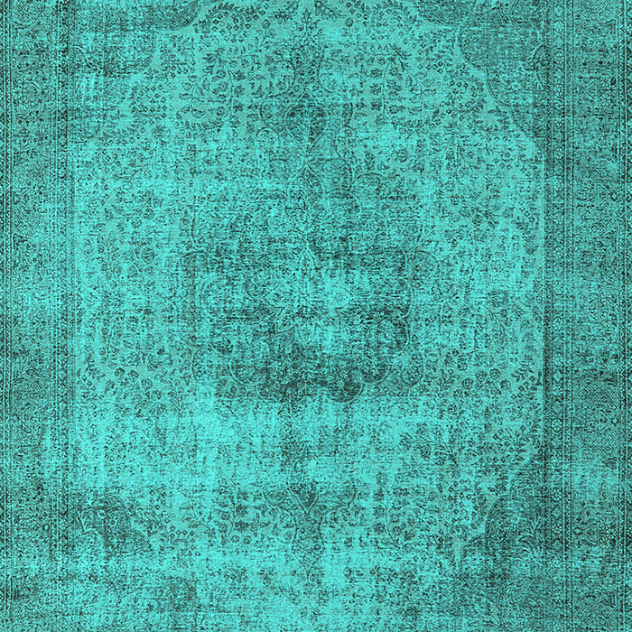 Oriental Turquoise Industrial Rug, urb1914turq