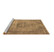 Sideview of Machine Washable Oriental Brown Industrial Rug, wshurb1914brn