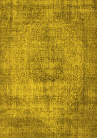 Oriental Yellow Industrial Rug, urb1914yw