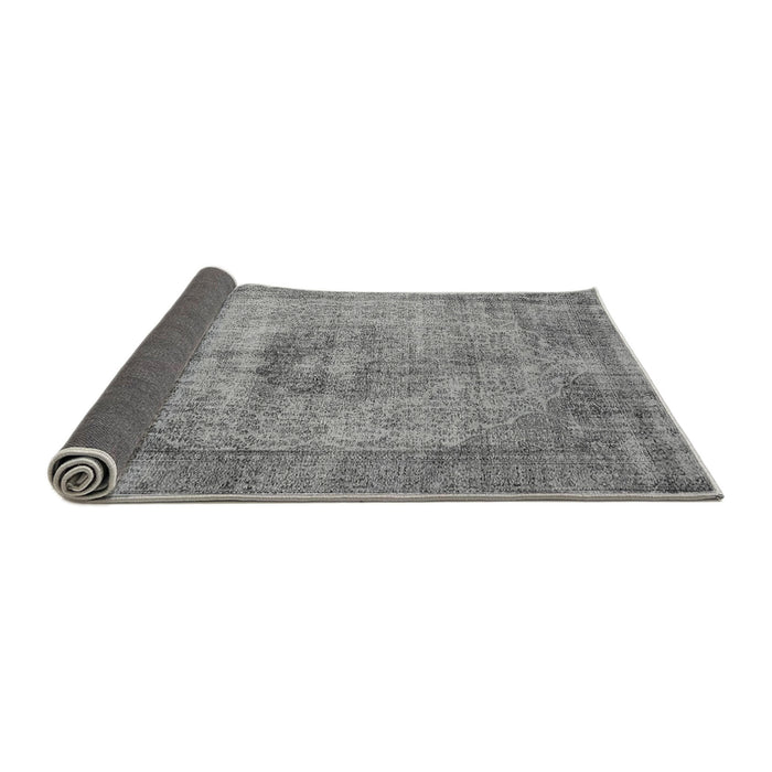 Sideview of Oriental Gray Industrial Rug, urb1914gry