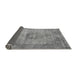 Sideview of Oriental Gray Industrial Rug, urb1914gry