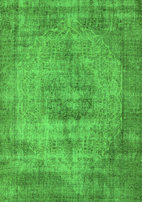 Oriental Green Industrial Rug, urb1914grn