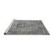 Sideview of Machine Washable Oriental Gray Industrial Rug, wshurb1914gry