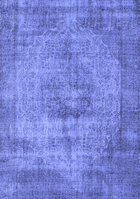 Oriental Blue Industrial Rug, urb1914blu