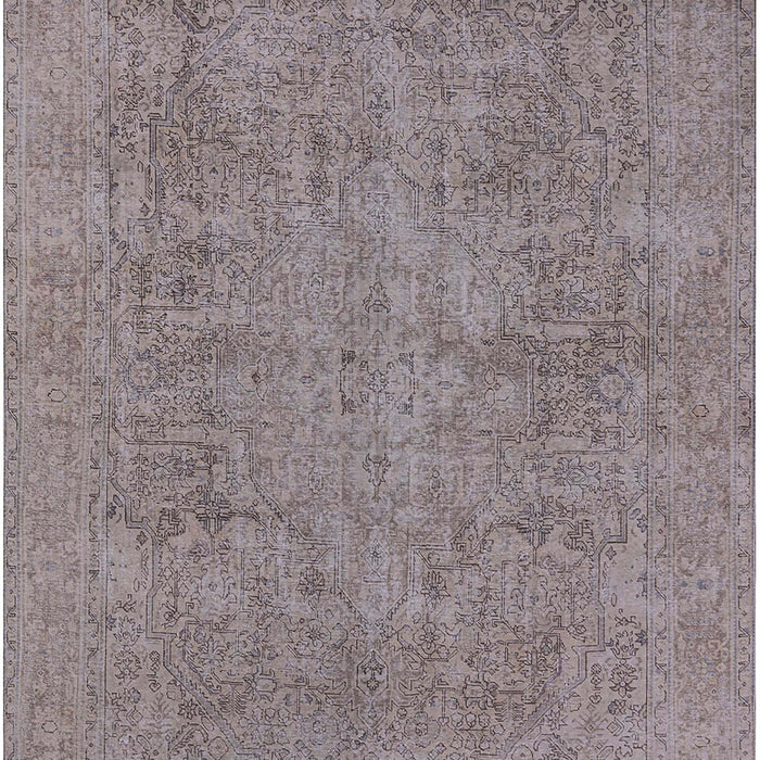 Machine Washable Industrial Modern Mauve Taupe Purple Rug, wshurb1915