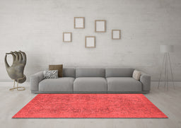 Industrial Red Washable Rugs