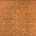 Square Oriental Orange Industrial Rug, urb1915org