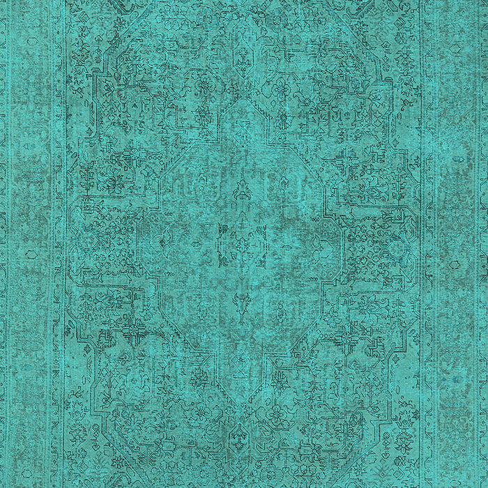 Oriental Turquoise Industrial Rug, urb1915turq