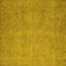 Square Oriental Yellow Industrial Rug, urb1916yw