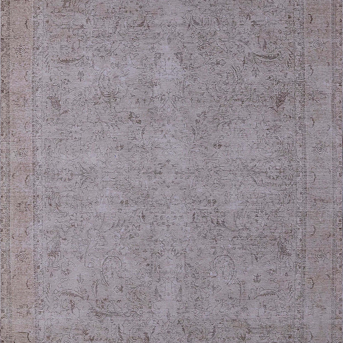 Machine Washable Industrial Modern Dark Gray Rug, wshurb1916