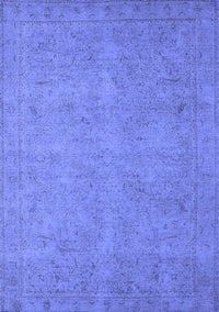 Oriental Blue Industrial Rug, urb1916blu