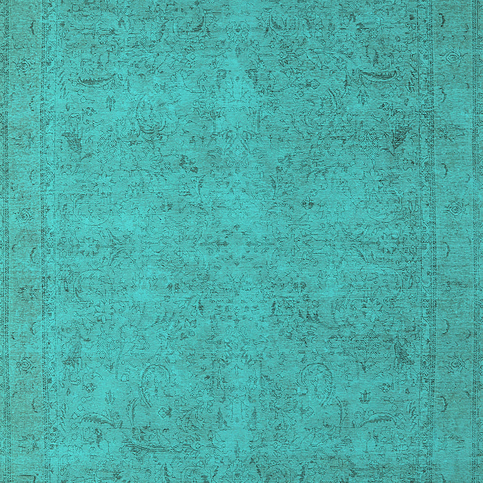 Oriental Turquoise Industrial Rug, urb1916turq