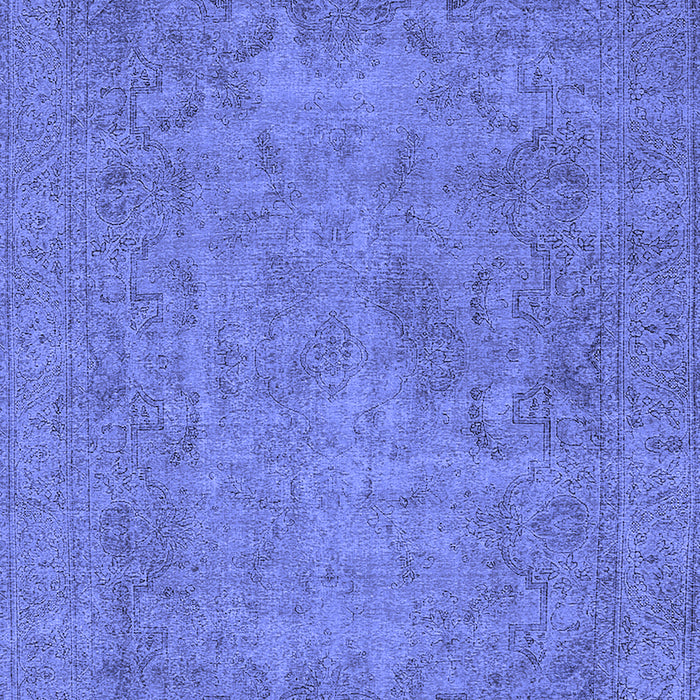 Oriental Blue Industrial Rug, urb1917blu