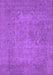 Machine Washable Oriental Purple Industrial Area Rugs, wshurb1917pur